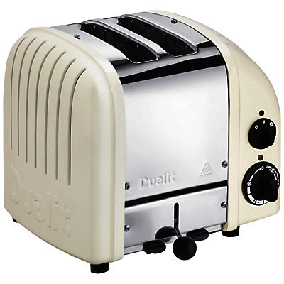 Dualit Made to Order Classic 2-Slice Toaster Stainless Steel/Oyster White Matt